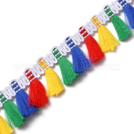 Franges colorées à pampilles en polyester OCOR-TAC0021-01B-1