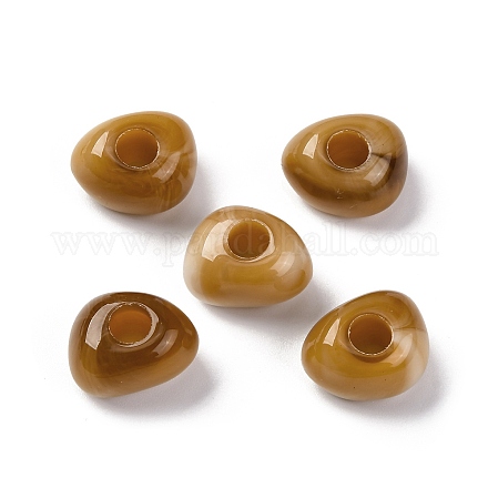 Perles acryliques opaques bicolores&nbsp;MACR-Z002-02B-1