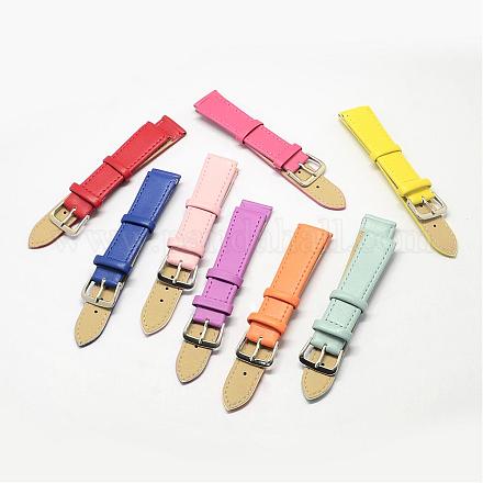 Imitation Leather Watch Bands WACH-R010-14mm-M-1