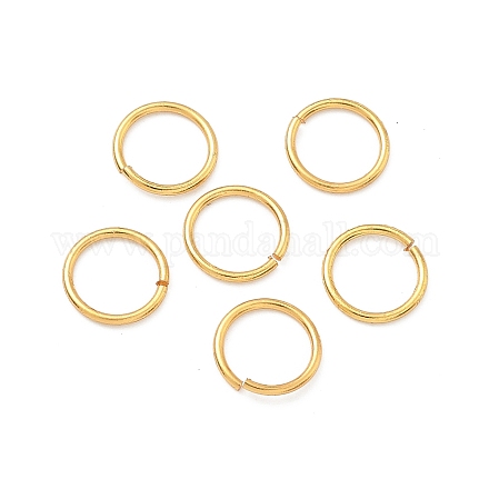 Messing Open Ringe springen KK-H532-43G-G-1