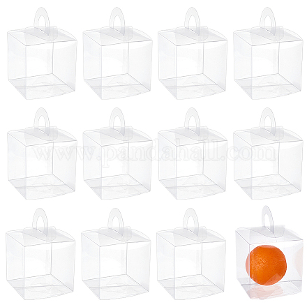 NBEADS 12 Pcs Hanging Transparent Gift Boxes CON-WH0086-046-1