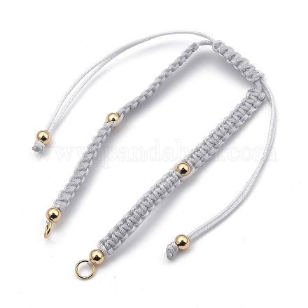 Nylon tressé fabrication de bracelets X-AJEW-JB00721-04-1