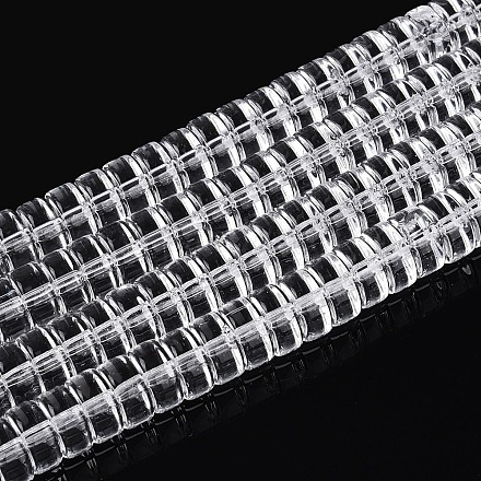Transparente Glasperlen Stränge GLAA-N026-4x8mm-T06-1