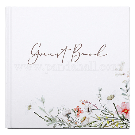 Libreta de papel para libros de visitas de bodas AJEW-WH0348-156-1