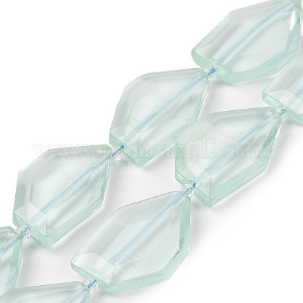 Transparente Glasperlen Stränge G-P548-A04-01-1