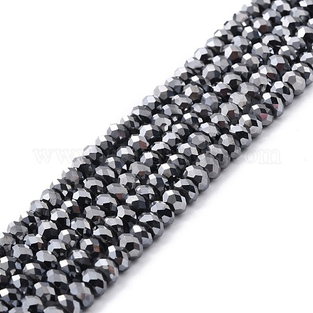 Brins de perles en pierre térahertz naturelle G-D461-15-1