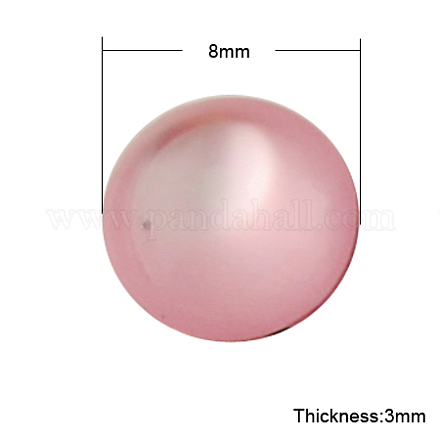 Resin Cabochons CRES-R062-8mm-1-1