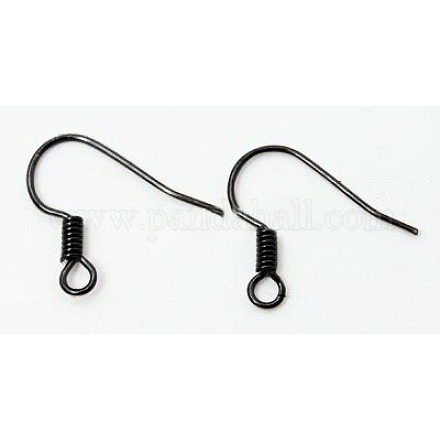 Brass Earring Hooks KK-Q367-B-1