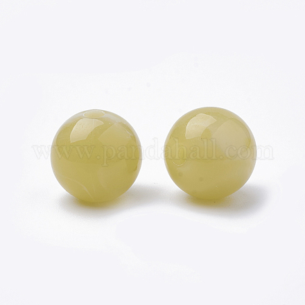 Perles acryliques imitation pierre précieuse JACR-S047-006E-8mm-1