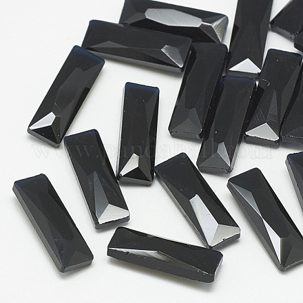 Cabujones de cristal con rhinestone RGLA-T084-5x15mm-02-1