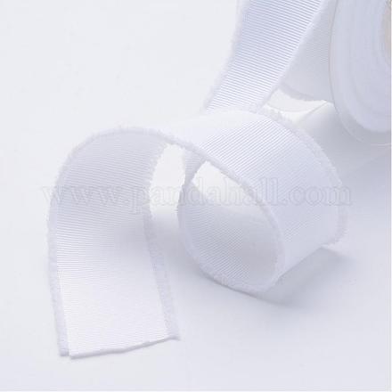 Polyester Frayed Grosgrain Ribbons ORIB-N0002-38mm-02-1