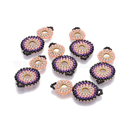 MIYUKI & TOHO Handmade Japanese Seed Beads Links SEED-A027-G17-1
