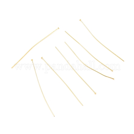 Brass Flat Head Pins KK-F824-114G-G-1