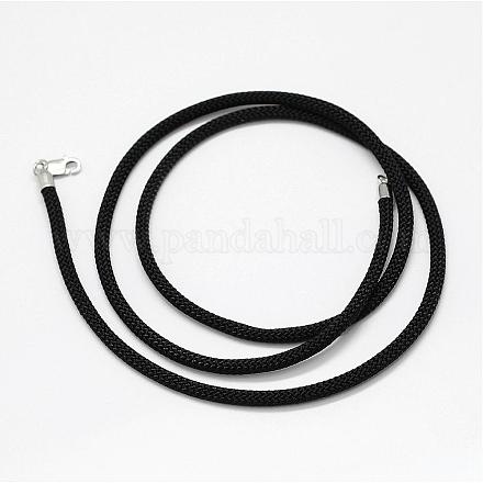 Indian Cotton Fiber Cord Necklace Making MAK-A014-006C-1