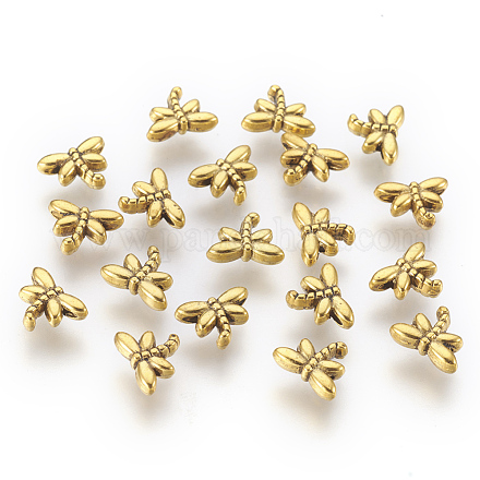 Perles en alliage de style tibétain X-GAB45-1