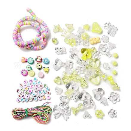 Kit fai da te per realizzare decorazioni con ciondoli con perline color caramello DIY-P081-B06-1