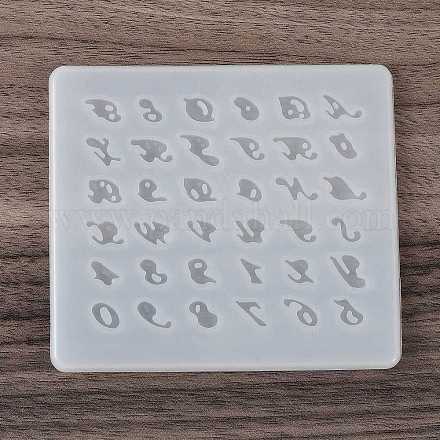 Stampi in silicone fai da te con lettere e numeri SIMO-H019-04D-1