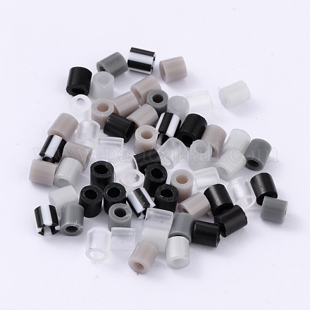 Estilo mezcló los abalorios de PE tubo de diy hama beads recargas DIY-X0251-02-1