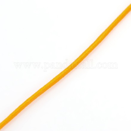 アクセサリービーズコードポリプロピレンのスレッド  ラウンド  オレンジ  1.4mm  約21m /ロール OCOR-I001-08-1