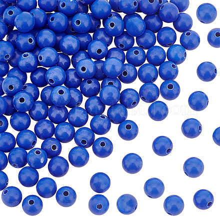 Olycraft 136 pièce de perles de lapis-lazuli de 6 mm G-OC0004-21-1