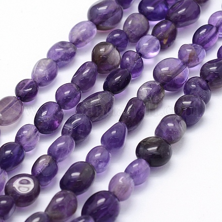 Natural Amethyst Beads Strands G-K230-13-1