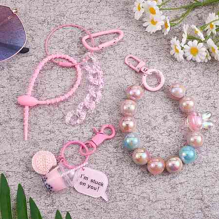 Beaded Key Ring Bracelet - WalterGreenBoutique