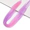 Transparent Gradient Color Glass Beads Strands, Segmented Multi-color Beads, Faceted Round, Medium Orchid, 2x2.5mm, Hole: 0.8mm, about 175~180pcs/strand, 13.78~14.4''(35~36cm)
