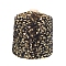 Polyester Sequins Yarn, for Knitting Crochet Supplies, Coffee, 3~6mm