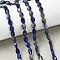 Natural Lapis Lazuli Beads Strands, Teardrop, Faceted, 6x4x2.5mm, Hole: 0.6mm, about 62~68pcs/strand, 15.16~15.55''(38.5~39.5cm)