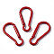 Aluminum Rock Climbing Carabiners, Key Clasps, Red, 46x22.5x4.5mm, Inner Diameter: 39x16mm
