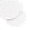 Glass Beads, Imitation Cat Eye Beads, Rondelle, Clear, 4~4.5x2.5~3mm, Hole: 1.2~1.5mm