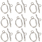 10Sets 304 Stainless Steel Toggle Clasps, Oval, Stainless Steel Color, Oval: 25x15x2mm, Hole: 3mm, 16.5x11mm inner diameter, Bar: 28.5x8.5x2.5mm, Hole: 3mm