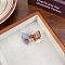 Bowknot Cellulose Acetate(Resin) and Women Alligator Hair Clips, Hair Accessories for Girl Women, Colorful, 27x43mm