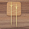 Sword Alloy Hair Sticks, Hair Accessories for Women & Girls, Golden, 173x27mm