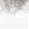 UNICRAFTALE About 800pcs Stainless Steel Flat Head Pins 45mm Straight Head Pin Metal Eye Pins Findings End Headpins Findings for DIY Craft Jewelry Making