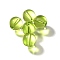 K9 Glass, Imitation Austrian Crystal Beads, Round, Yellow Green, 5.5x6mm, Hole: 1.2mm