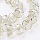 Chapelets de perles en verre électroplaqué EGLA-E051-PL10mm-B08-3