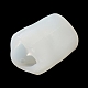 3D クマの置物 DIY シリコンキャンドルモールド  香りのよいキャンドル作りに  ホワイト  7.5x7.1x9.1cm  内径：3.5x4.1のCM SIMO-C009-01-5