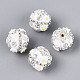Handgefertigte Polymer Clay Strass Indonesien Perlen&nbsp;CLAY-N015-01-1