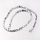 Electroplate Non-magnetic Synthetic Hematite Bead Strands G-F300-40B-01-2