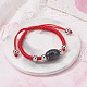 Bracelet cordon de perles de labradorite naturelle pour elle BJEW-JB07045-04-2