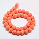 Synthetic Coral Beads Strands CORA-L032-10mm-08-2
