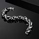 Rock Style 316L Stainless Steel Rope Chain Bracelet for Men BJEW-BB03781-4