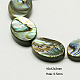 Brins de perles en coquille d'ormeau naturel / coquille de paua SSHEL-G003-8-12x16mm-1