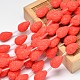 Dyed Carved Drop Synthetic Coral Beads Strands CORA-O003-05C-1