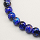 Spray Painted Glass Beads Strands X-DGLA-R010-12mm-9-2