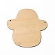 Grands pendentifs en bois imprimé simple face WOOD-I010-08C-2
