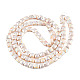 Chapelets de perles en verre opaque de couleur unie EGLA-N002-42-02-2