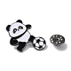 Булавки с эмалью в виде панды на спортивную тематику JEWB-P026-A10-3