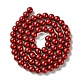 Umweltfreundliche runde Perlen aus gefärbtem Glasperlen X-HY-A002-6mm-M-3